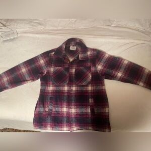 Ashley By 26 International Plaid Outerwear in Purple